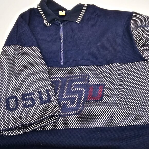 Men's Short Sleeve Polo Mesh Jersey, Size XL-XXL - Picture 14 of 15